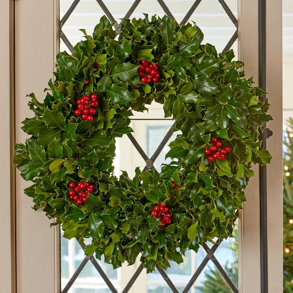 Traditional Holly Wreath