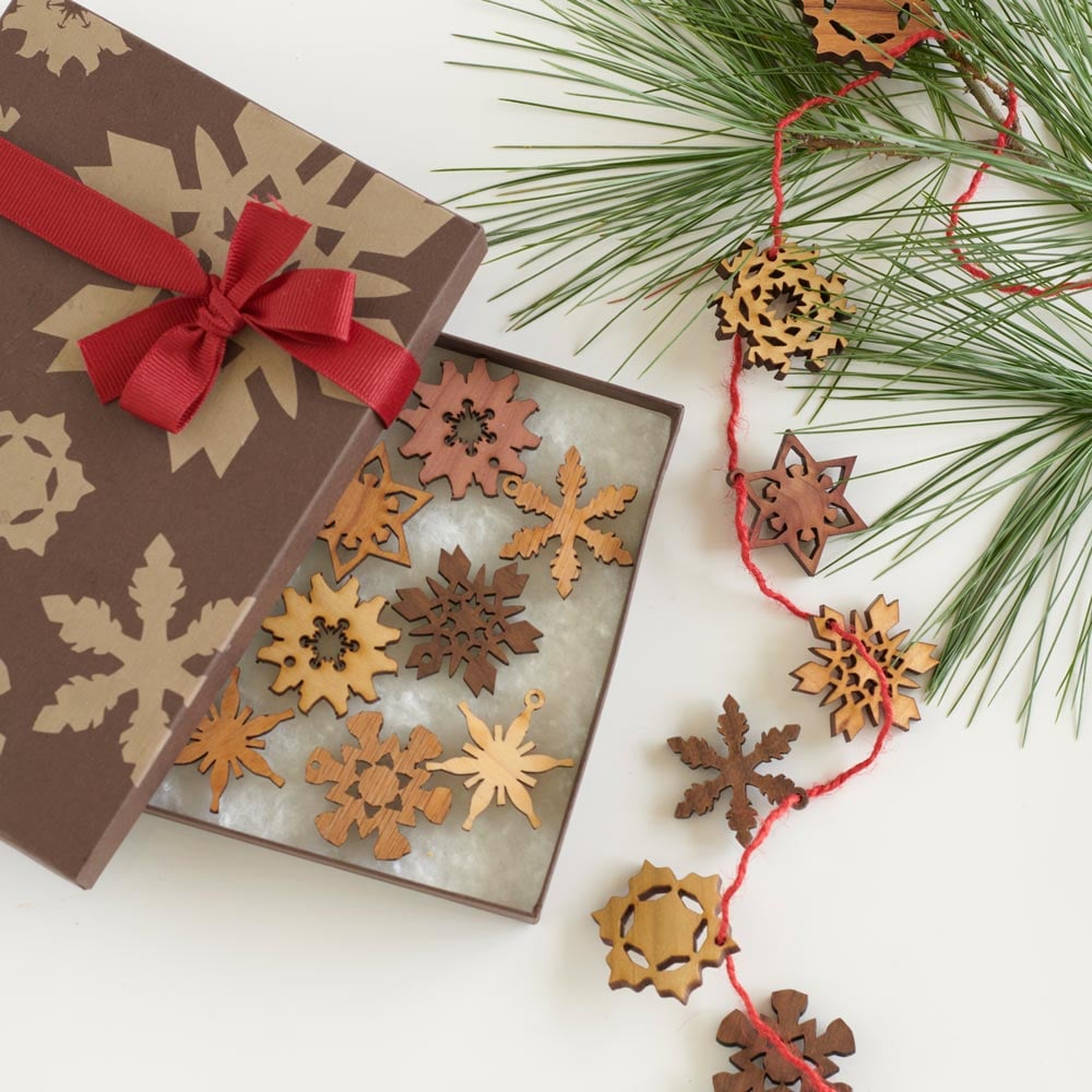 Mini Snowflake Ornaments Boxed Set