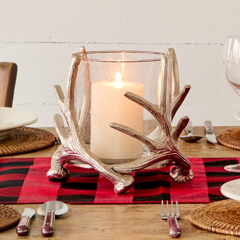 Rustic Antler Vase