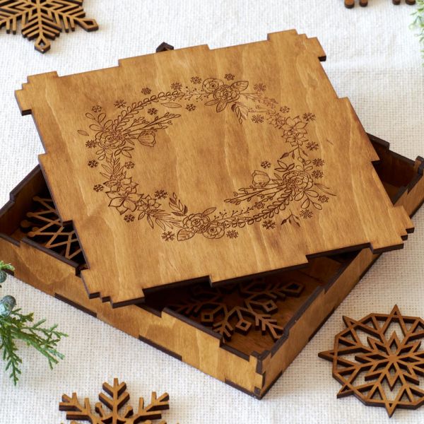 Keepsake Wooden Snowflakes