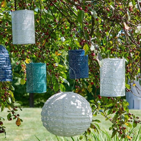 Radiant Solar Blossoms Globe Lantern