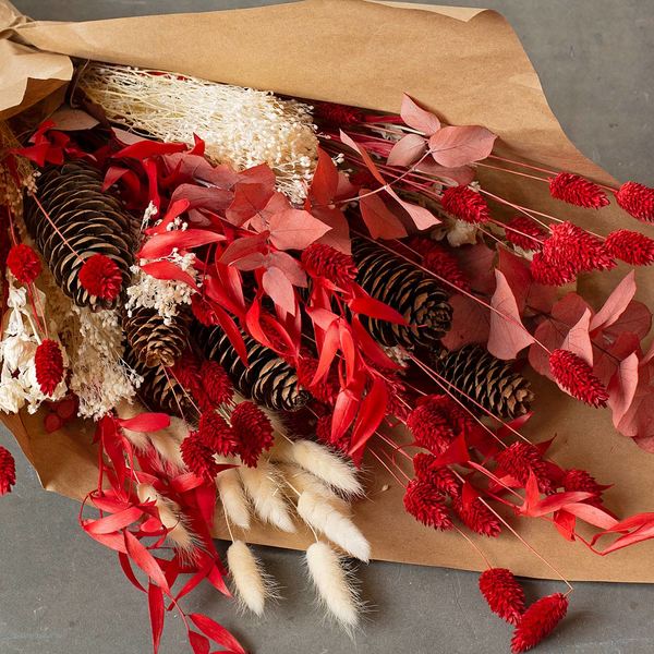 Candy Cane Dried Bouquet