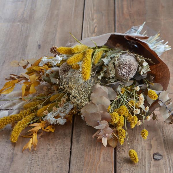 Golden Afternoon Dried Bouquet