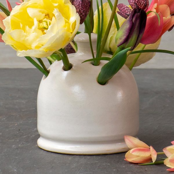 Three Rivers Handmade Ceramic Tulipiere, Short