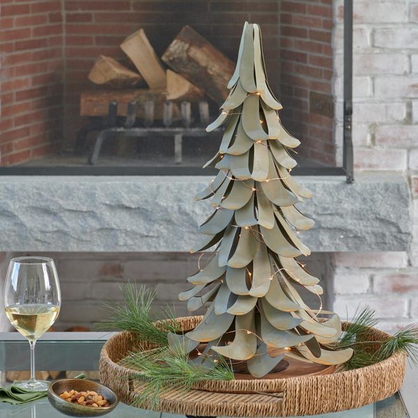 Sculptural Steel Cedar Tree
