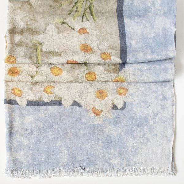 Floral Scarf Plentiful Paperwhites - Standard Shipping Included