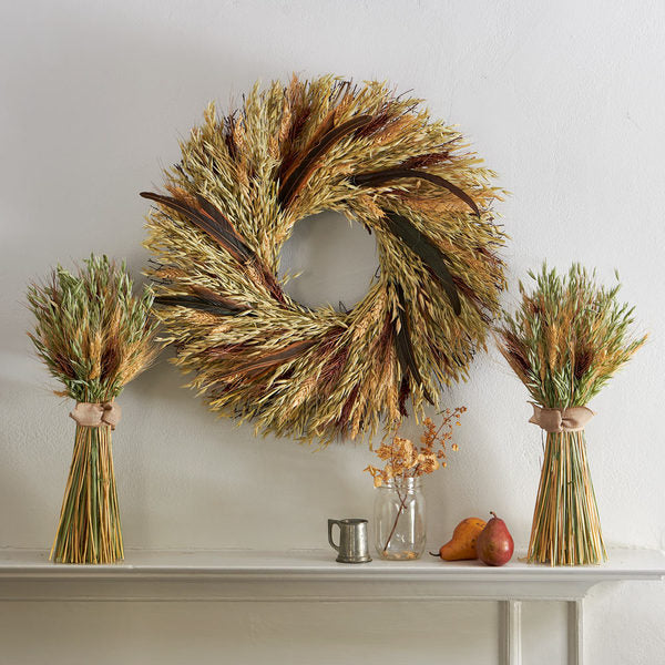 Pheasant Valley Feather Wreath