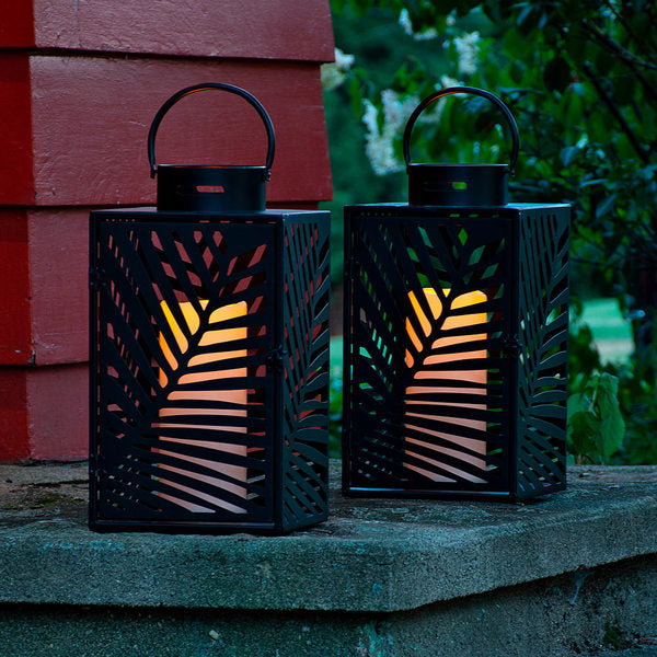 Leaf Lanterns, Set Of 2