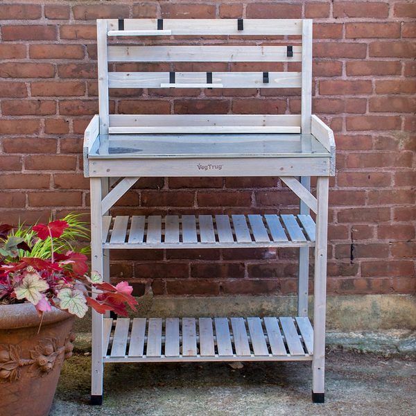 Steel-Topped Potting Table