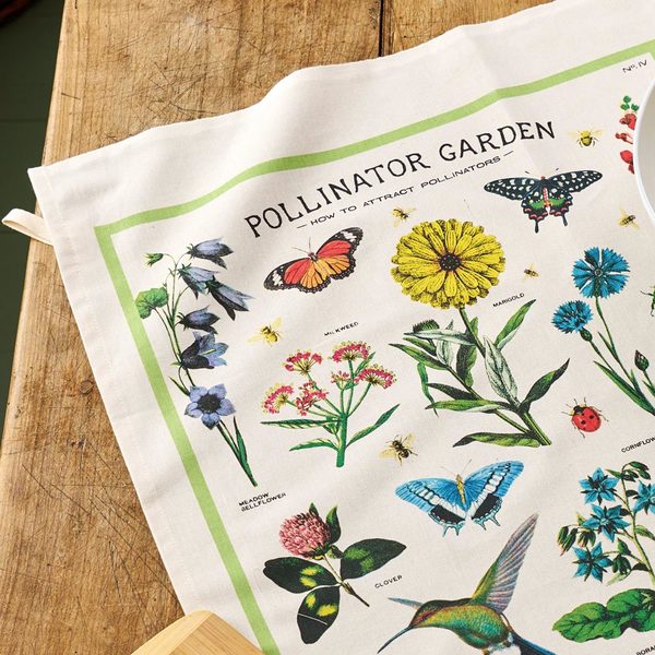 Pollinator Garden Tea Towel