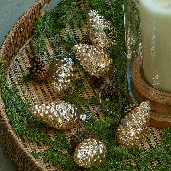 Pine Cone String Lights