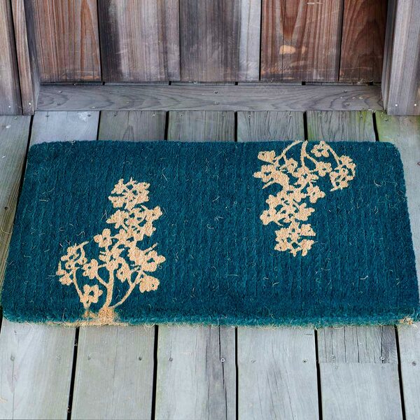 Delphinium Duo Outdoor Mat