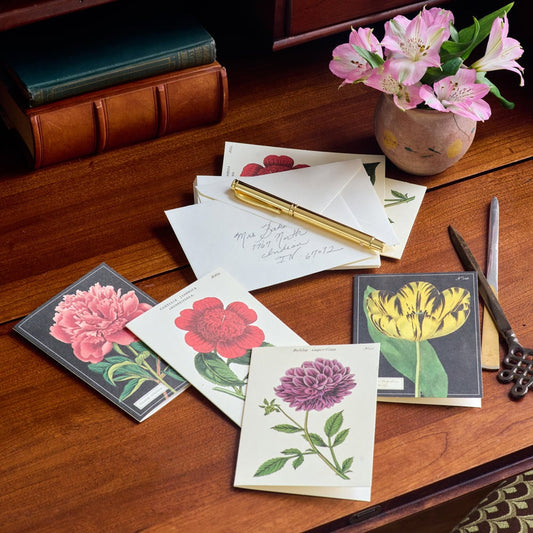  Botanical Note Cards