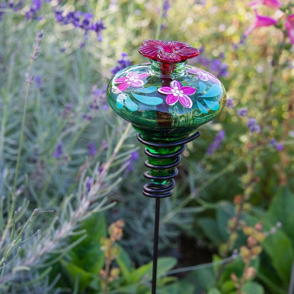  Hand-Painted Hummingbird Feeder