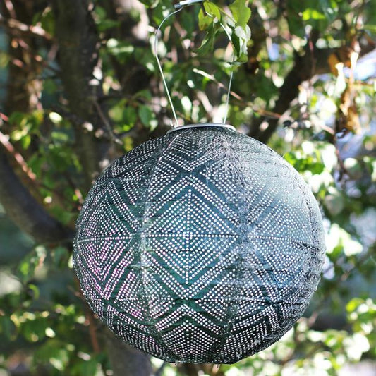  Radiant Solar Globe Lantern - Large, Ink