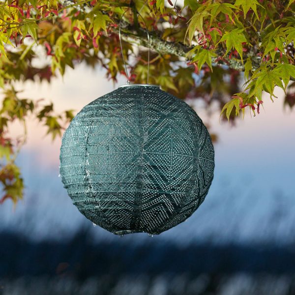  Radiant Solar Globe Lantern - Large, Ink