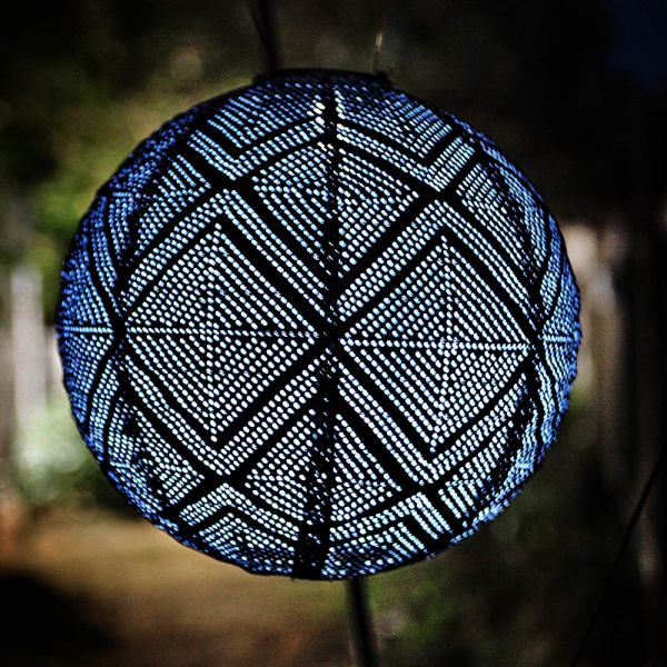 Radiant Solar Globe Lantern - Large, Ink