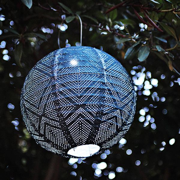  Radiant Solar Globe Lantern - Large, Ink