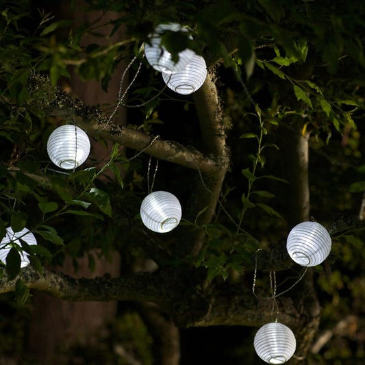  Glowing Globes Solar String Lights