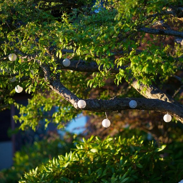 Glowing Globes Solar String Lights
